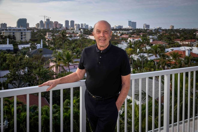 Author Laurence Leamer, overlooking Palm Beach, where many women in his books have or had homes. His latest, “Capote’s Women: A True Story of Love, Betrayal, and a Swan Song for An Era," has been made into an eight-part miniseries for FX, produced by Ryan Murphy.